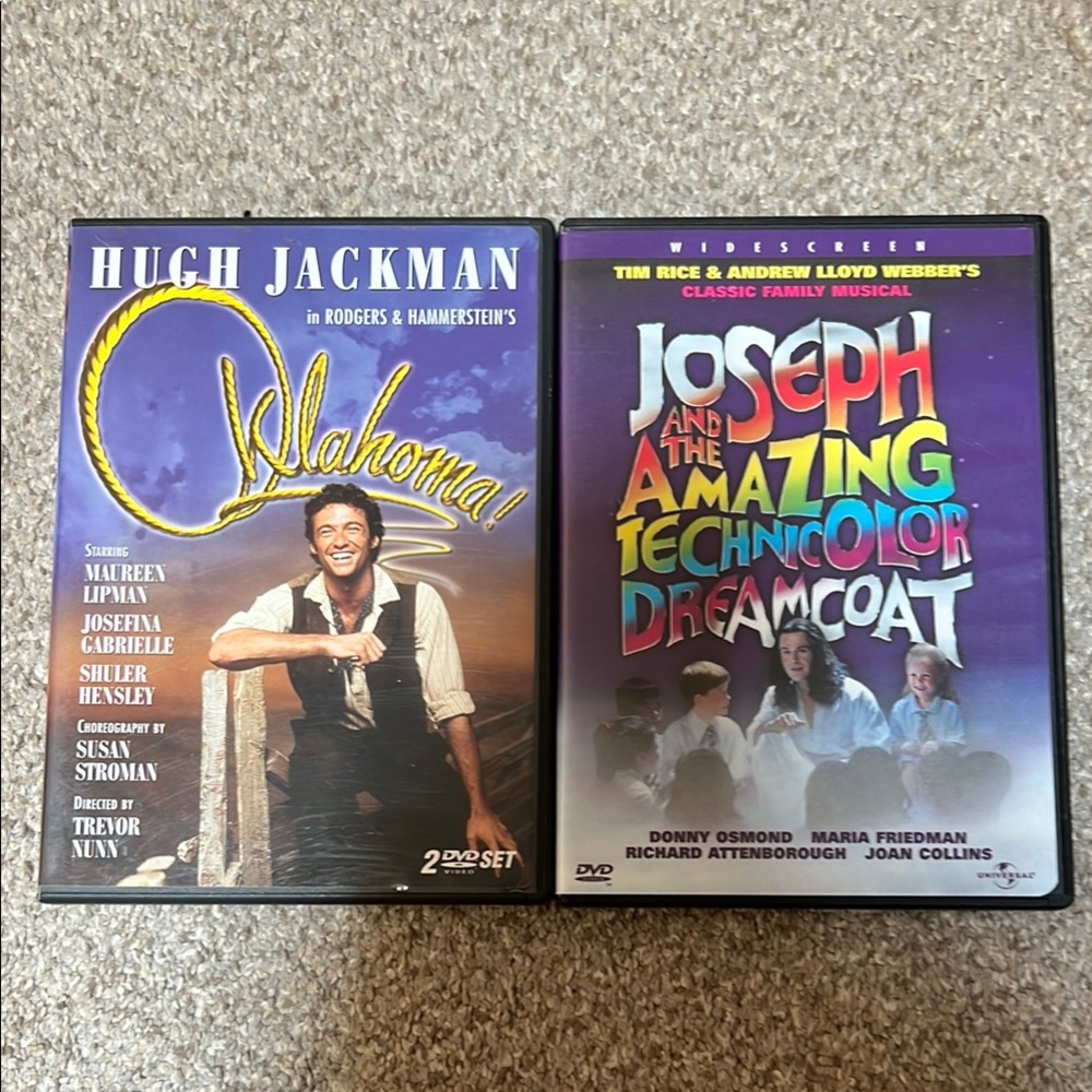 Oklahoma! and Joseph & the Amazing Technicolor Dreamcoat on DVD